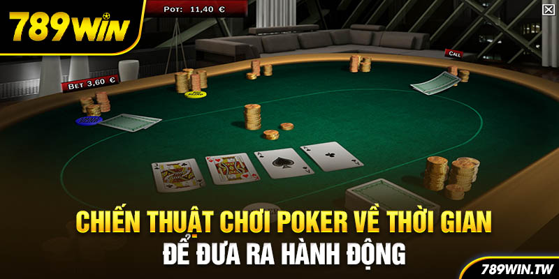 Chiến thuật chơi Poker về thời gian để đưa ra hành động